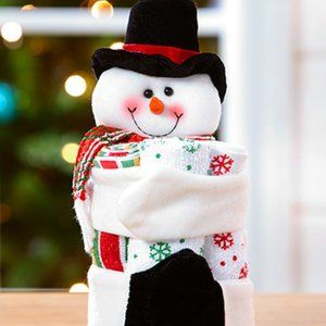 Snowman 4-Pc. Holiday Gift Towel Sets